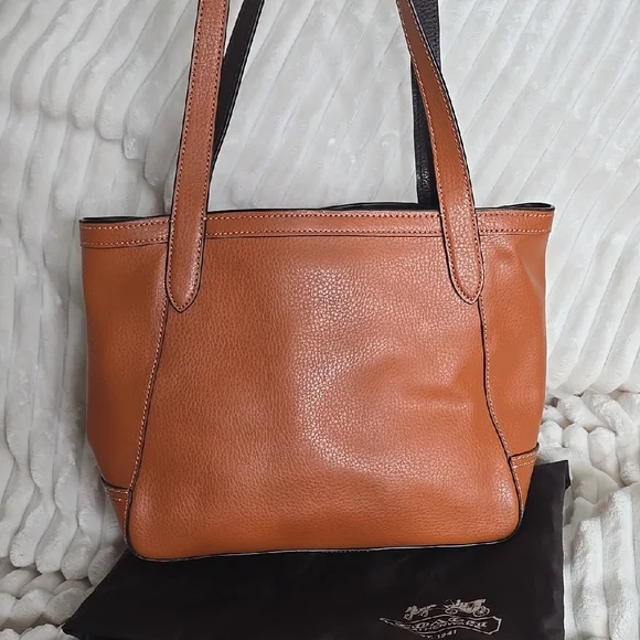 Coach Tote 27 Brown Leather - Picture 7 of 12